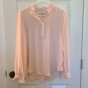 LOFT Soft Pink Top (never worn)
